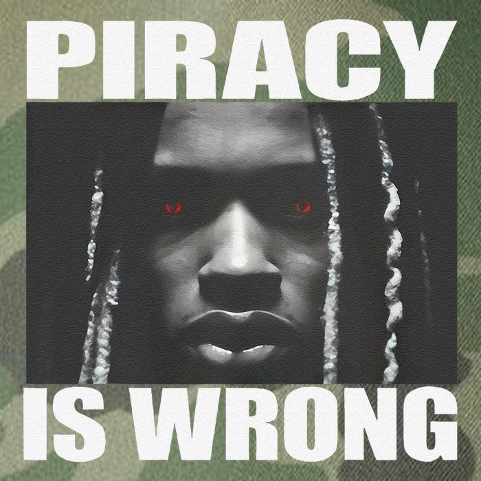 King Von Piracy Is Wrong Anti Piracy Funny Brainrot Meme Legacy Tie Dye Trucker Hat