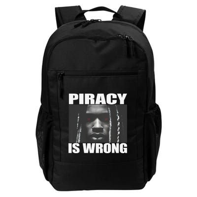 King Von Piracy Is Wrong Anti Piracy Funny Brainrot Meme Daily Commute Backpack