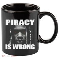 King Von Piracy Is Wrong Anti Piracy Funny Brainrot Meme 11oz C Handle Ceramic Mug