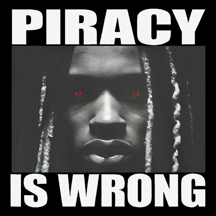 King Von Piracy Is Wrong Anti Piracy Funny Brainrot Meme 16 in Basic Backpack