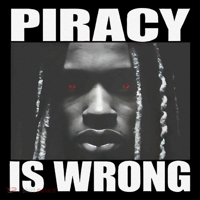 King Von Piracy Is Wrong Anti Piracy Funny Brainrot Meme Pom Pom 12in Knit Beanie