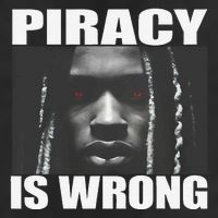 King Von Piracy Is Wrong Anti Piracy Funny Brainrot Meme Golf Towel