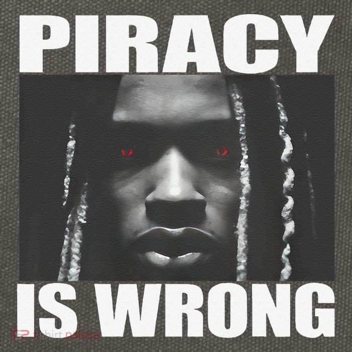 King Von Piracy Is Wrong Anti Piracy Funny Brainrot Meme Cotton Canvas Backpack