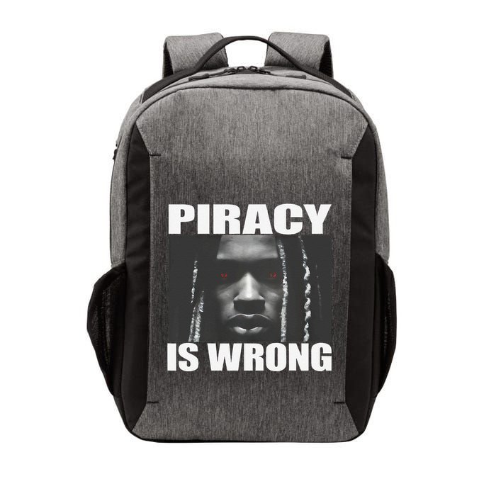 King Von Piracy Is Wrong Anti Piracy Funny Brainrot Meme Vector Backpack