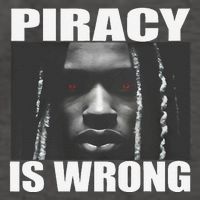 King Von Piracy Is Wrong Anti Piracy Funny Brainrot Meme Vector Backpack