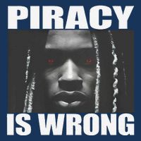 King Von Piracy Is Wrong Anti Piracy Funny Brainrot Meme Infant Baby Jersey Bodysuit
