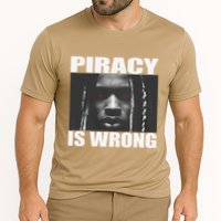 King Von Piracy Is Wrong Anti Piracy Funny Brainrot Meme Performance Shirt