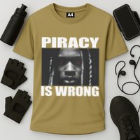 King Von Piracy Is Wrong Anti Piracy Funny Brainrot Meme Performance Shirt