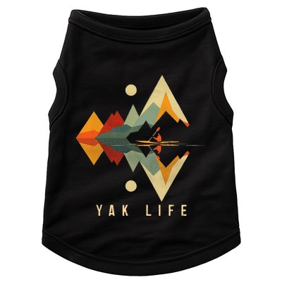 Kayak Vintage Retro Mountains Canoe Kayak Kayak Kayak Doggie Tank