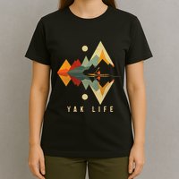 Kayak Vintage Retro Mountains Canoe Kayak Kayak Kayak T-Shirt