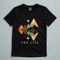 Kayak Vintage Retro Mountains Canoe Kayak Kayak Kayak T-Shirt