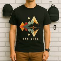 Kayak Vintage Retro Mountains Canoe Kayak Kayak Kayak T-Shirt