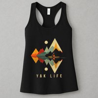 Kayak Vintage Retro Mountains Canoe Kayak Kayak Kayak Womens Tank Top