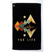 Kayak Vintage Retro Mountains Canoe Kayak Kayak Kayak Golf Towel