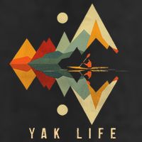 Kayak Vintage Retro Mountains Canoe Kayak Kayak Kayak Golf Towel