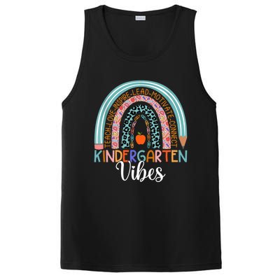 Kindergarten Vibes Rainbow Kinder Teacher Team Kindergarten Cool Gift PosiCharge Competitor Tank