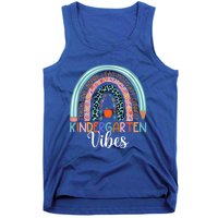 Kindergarten Vibes Rainbow Kinder Teacher Team Kindergarten Cool Gift Tank Top