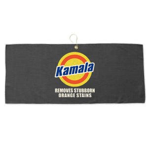 Kamala Vote Remove Stubborn Orange Stains Harris Funny Vote Large Microfiber Waffle Golf Towel