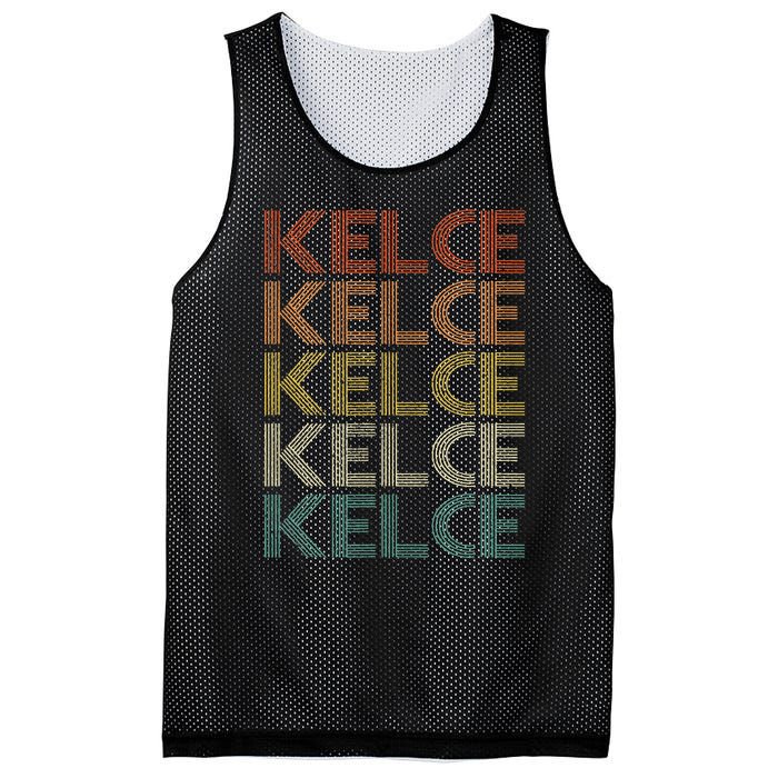 Kelce Vintage Retro Mesh Reversible Basketball Jersey Tank