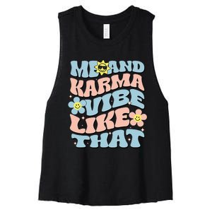 Karma Vibe Reto Karma Vibe Super Fun Women's Racerback Cropped Tank