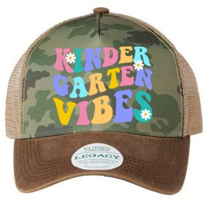 Kindergarten Vibes Retro Colorful Legacy Tie Dye Trucker Hat