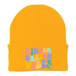 Kindergarten Vibes Retro Colorful Knit Cap Winter Beanie