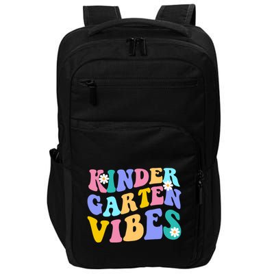 Kindergarten Vibes Retro Colorful Impact Tech Backpack