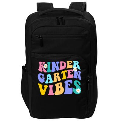 Kindergarten Vibes Retro Colorful Impact Tech Backpack