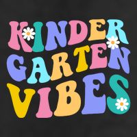 Kindergarten Vibes Retro Colorful Beanie