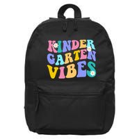 Kindergarten Vibes Retro Colorful 16 in Basic Backpack