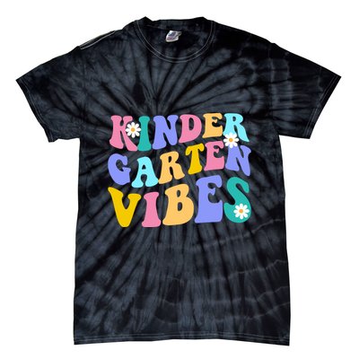 Kindergarten Vibes Retro Colorful Tie-Dye T-Shirt
