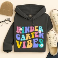 Kindergarten Vibes Retro Colorful Hoodie