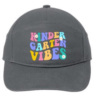 Kindergarten Vibes Retro Colorful 7-Panel Snapback Hat