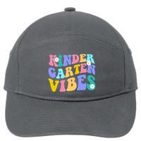 Kindergarten Vibes Retro Colorful 7-Panel Snapback Hat