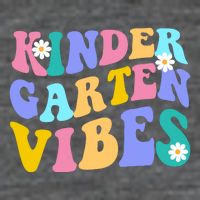 Kindergarten Vibes Retro Colorful 7-Panel Snapback Hat