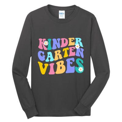 Kindergarten Vibes Retro Colorful Tall Long Sleeve T-Shirt
