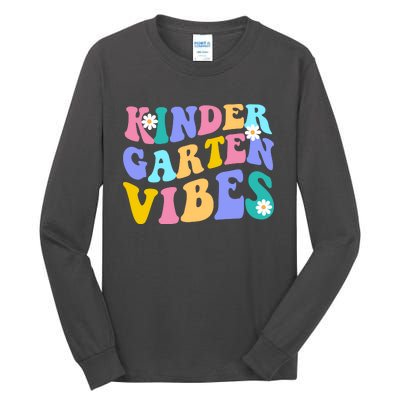 Kindergarten Vibes Retro Colorful Tall Long Sleeve T-Shirt