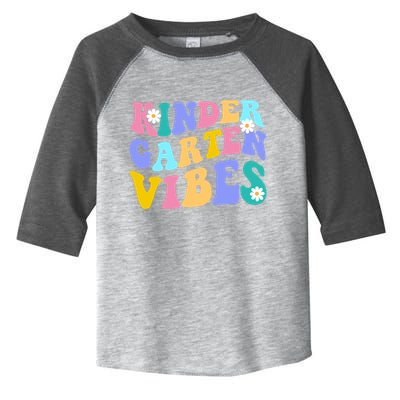 Kindergarten Vibes Retro Colorful Toddler Fine Jersey T-Shirt