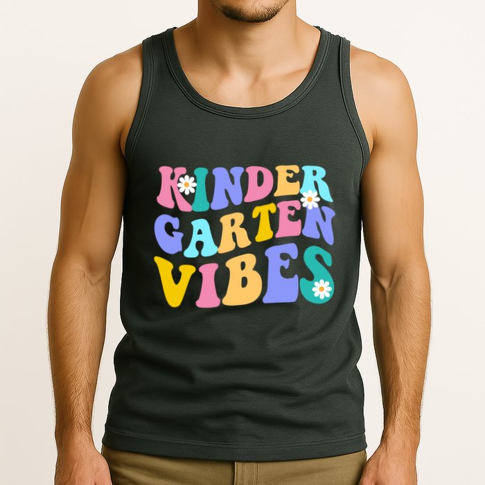 Kindergarten Vibes Retro Colorful Tank Top