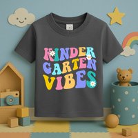 Kindergarten Vibes Retro Colorful Toddler T-Shirt
