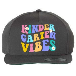 Kindergarten Vibes Retro Colorful Wool Snapback Cap