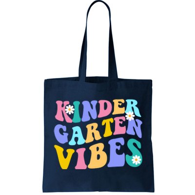 Kindergarten Vibes Retro Colorful Tote Bag