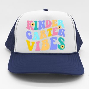 Kindergarten Vibes Retro Colorful Trucker Hat