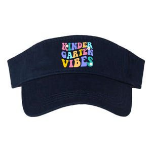 Kindergarten Vibes Retro Colorful Valucap Bio-Washed Visor