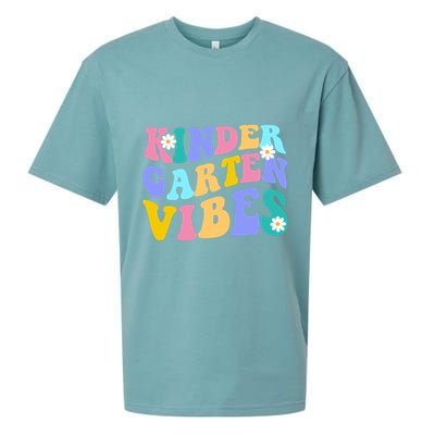 Kindergarten Vibes Retro Colorful Sueded Cloud Jersey T-Shirt