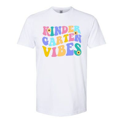 Kindergarten Vibes Retro Colorful Softstyle® CVC T-Shirt