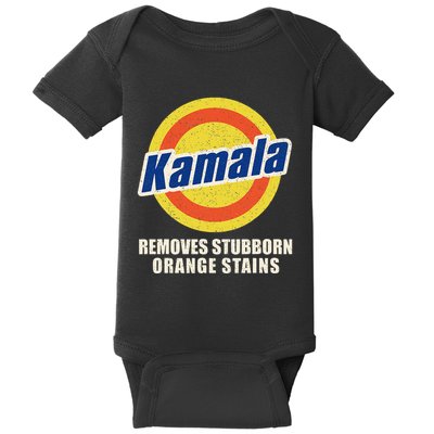 Kamala Vote Remove Stubborn Orange Stains Harris Funny Vote Baby Bodysuit