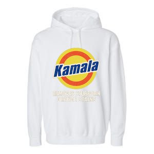 Kamala Vote Remove Stubborn Orange Stains Harris Funny Vote Garment-Dyed Fleece Hoodie