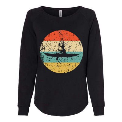 Kayaking Vintage Retro Kayak Womens California Wash Sweatshirt