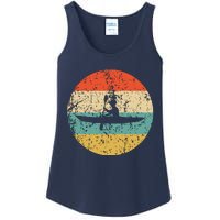 Kayaking Vintage Retro Kayak Ladies Essential Tank